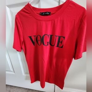 Vogue Red T Shirt